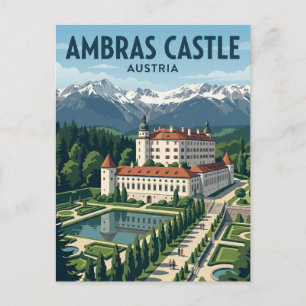 Carte Postale Château d'Ambras Autriche