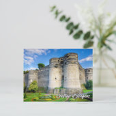 Carte Postale Chateau d'Angers, Angers, France (Debout devant)