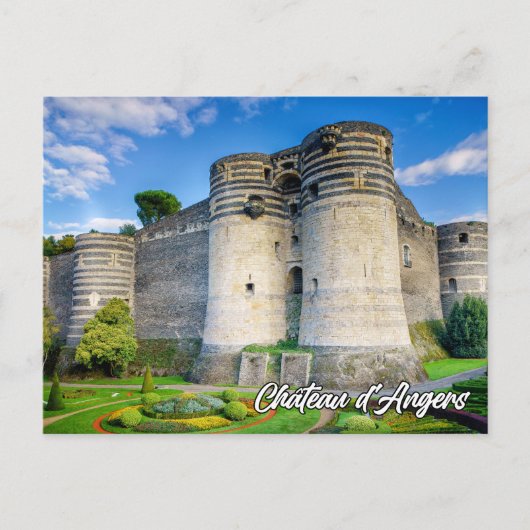 Carte Postale Chateau d'Angers, Angers, France (Devant)