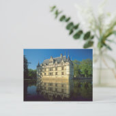 Carte Postale Château d'Azay-le-Rideau, Indre-et-Loire, (Debout devant)