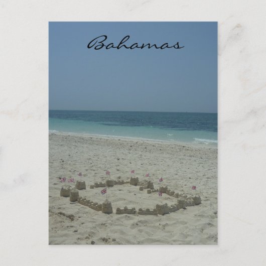 Carte Postale château de bahamas (Devant)