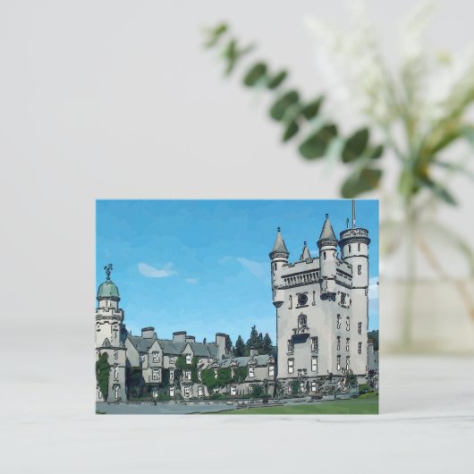 Carte Postale Château de Balmoral (Debout devant)
