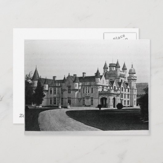 Carte Postale Château de Balmoral (Devant / Derrière)