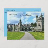 Carte Postale Château de Balmoral dans l'Aberdeenshire en Écosse (Devant / Derrière)