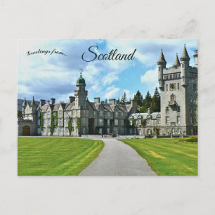 Carte Postale Château de Balmoral dans l'Aberdeenshire en Écosse