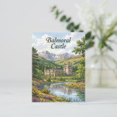 Carte Postale Château de Balmoral Écosse (Debout devant)