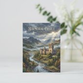 Carte Postale Château de Balmoral Royaume-Uni (Debout devant)