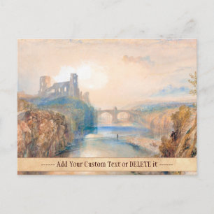 Carte Postale Château de Barnard Joseph Mallord William Turner