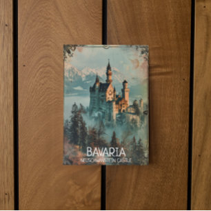 Carte Postale Château de Bavaria Neuschwanstein Vintage