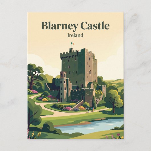Carte Postale Château de Blarney Irlande (Devant)