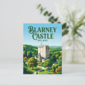 Carte Postale Château de Blarney Irlande (Debout devant)