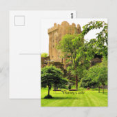 Carte Postale Château de Blarney, Irlande (Devant / Derrière)