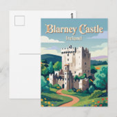 Carte Postale Château de Blarney Irlande (Devant / Derrière)