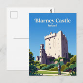 Carte Postale Château de Blarney Irlande (Devant / Derrière)