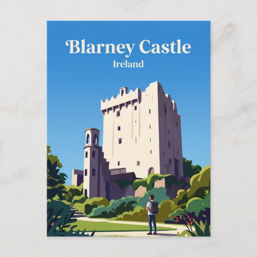 Carte Postale Château de Blarney Irlande (Devant)