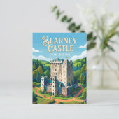 Carte Postale Château de Blarney Irlande (Debout devant)