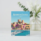 Carte Postale Château de Bodrum Turquie (Debout devant)
