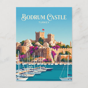 Carte Postale Château de Bodrum Turquie