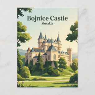 Carte Postale Château de Bojnice Slovaquie
