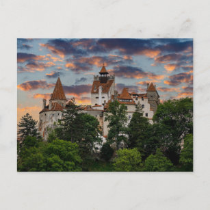 Carte Postale Château de Bran en Roumanie