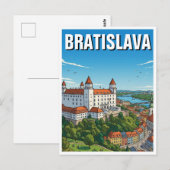 Carte Postale Château de Bratislava (Devant / Derrière)