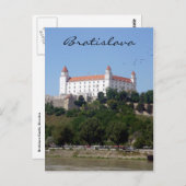 Carte Postale château de bratislava (Devant / Derrière)