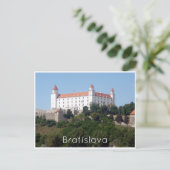 Carte Postale château de bratislava blanc (Debout devant)
