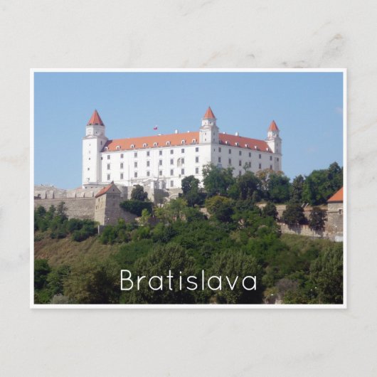 Carte Postale château de bratislava blanc (Devant)