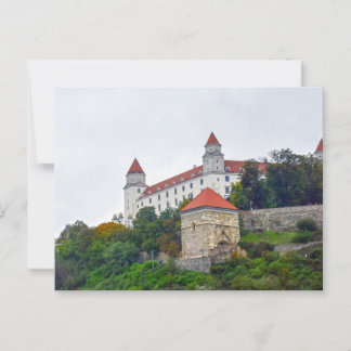 Carte Postale Château de Bratislava, Slovaquie