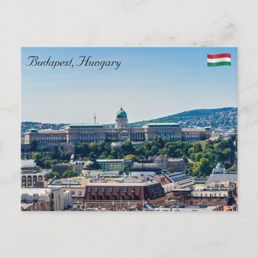Carte Postale Château de Buda - Budapest, Hongrie (Devant)