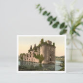 Carte Postale Château de Caerlaverock, Dumfries, Écosse (Debout devant)