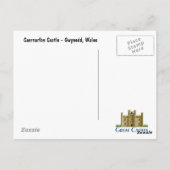 Carte Postale Château de Caernarfon (Dos)