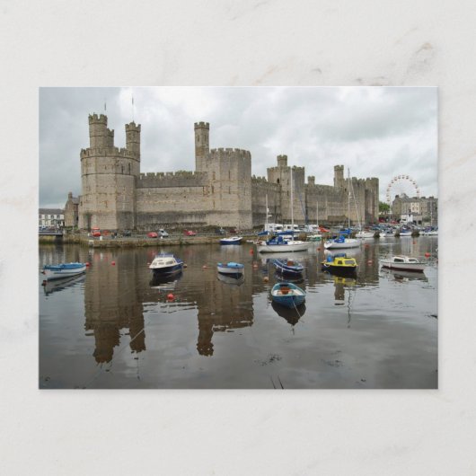 Carte Postale Château de Caernarfon (Devant)