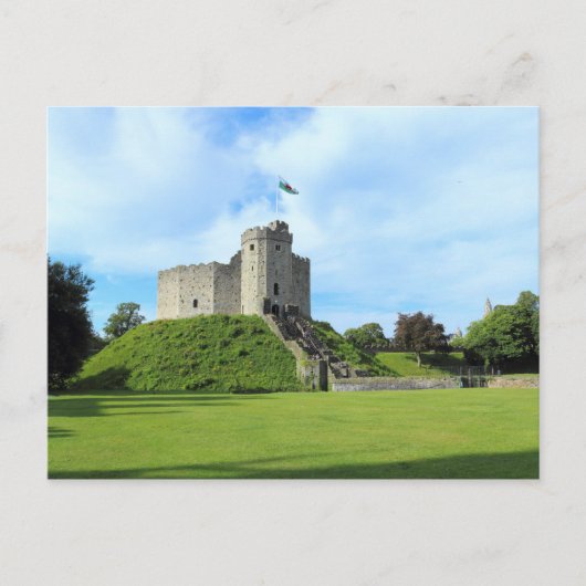 Carte Postale Château de Cardiff - Gardien II (Devant)