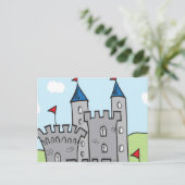 Carte Postale Château de Cartoon Cute (Debout devant)