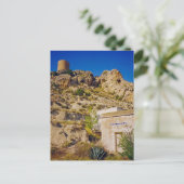 Carte Postale Château de Castalla (Debout devant)