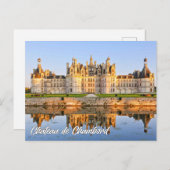 Carte Postale Chateau de Chambord, Chambord, France (Devant / Derrière)