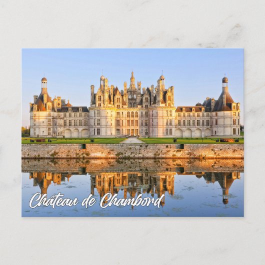 Carte Postale Chateau de Chambord, Chambord, France (Devant)
