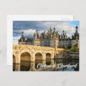 Carte Postale Château de Chambord, Chambord, France (Devant / Derrière)