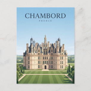 Carte Postale Château de Chambord France