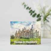 Carte Postale Château de Chambord, France. (Debout devant)