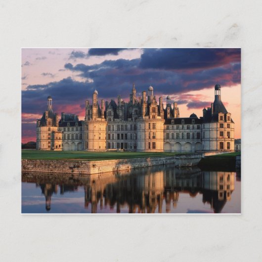 Carte Postale Château de chambord, Vallée de la Loire, France (Devant)