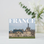 Carte Postale Château de Chantilly, Chantilly, France (Debout devant)