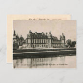Carte Postale Château de Chantilly Réplique du Château 1925 (Devant / Derrière)