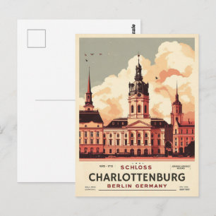 Carte Postale Château de Charlottenburg - Château de Charlottenb