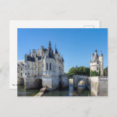 Carte Postale Château de Chenonceau dans la vallée de la Loire - (Devant / Derrière)