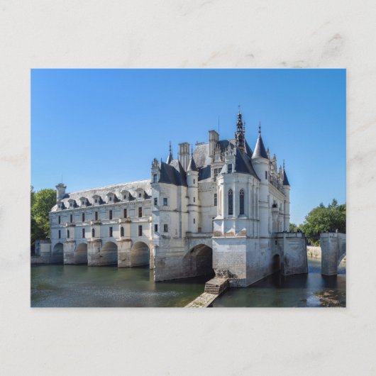 Carte Postale Château de Chenonceau dans la vallée de la Loire - (Devant)
