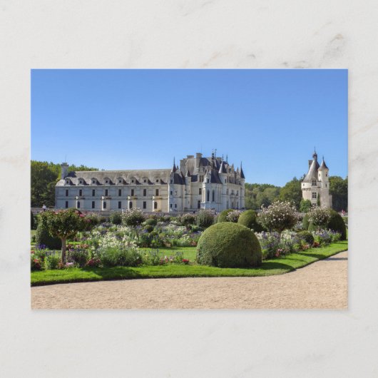 Carte Postale Château de Chenonceau dans la vallée de la Loire - (Devant)