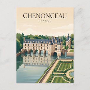 Carte Postale Château de Chenonceau France