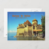 Carte Postale Château de Chillon (Devant / Derrière)